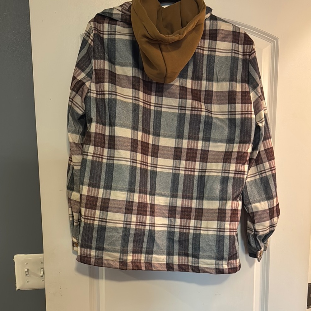 Amazon Essentials Plaid Lightweight Jacket In Blu… - image 3